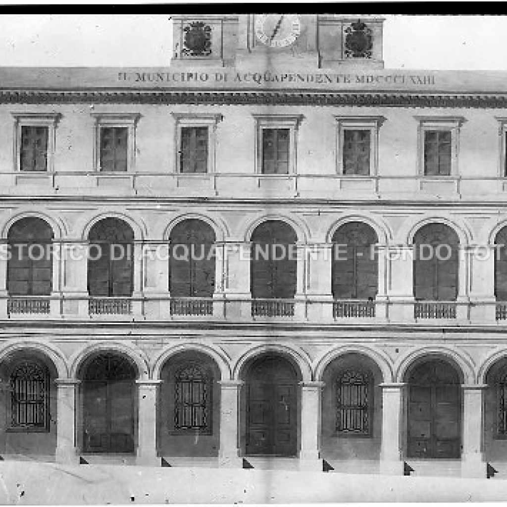 AC1.5.3 Il Municipio di Acquapendente 1873 particolare