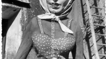 Carnevale 1962 - Maschera isolata