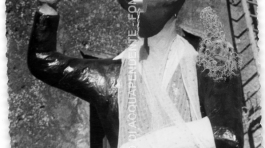 Carnevale 1962 - Maschera isolata Botte Sante