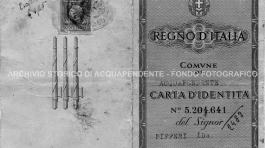 Carta identità Pifferi Ida ( Libia ) frontespizio
