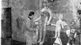 CB2.38.8 Carnevale 1963 - Roberto Ferretti al lavoro