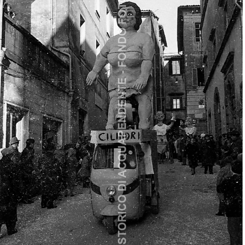 CB2.43.17 Carnevale 1963 - Maschera isolata- Piccole cilindrate